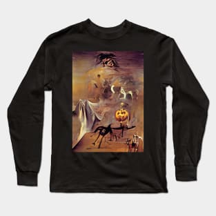 HALLOWEEN GHOSTS AND SPIDERS Long Sleeve T-Shirt